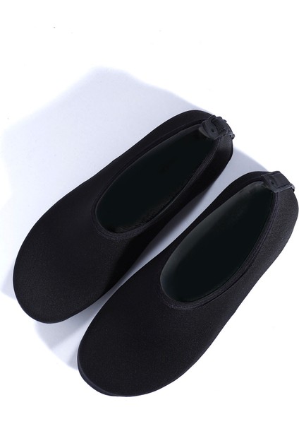 Kaymaz Tabanlı Esnek Hafif Dayanıklı Siyah Erkek Havuz Plaj Deniz Ayakkabısı indirimleri