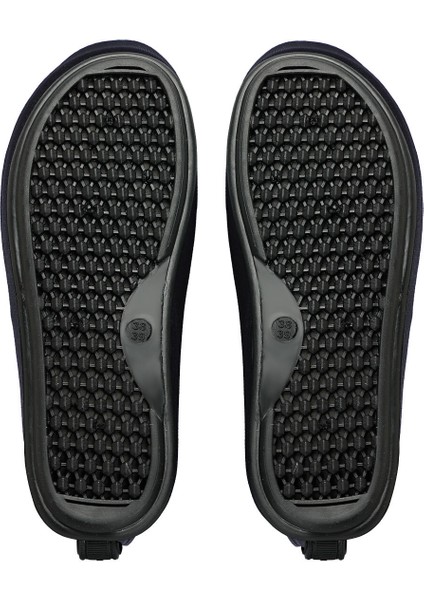 Kaymaz Tabanlı Esnek Hafif Dayanıklı Siyah Erkek Havuz Plaj Deniz Ayakkabısı