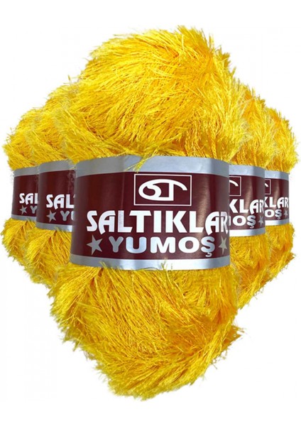 5 Adet Yumoş Sakallı El Örgü Ipi Yünü 75