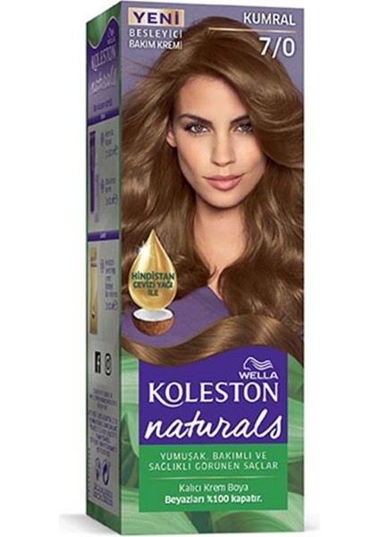 Naturals Saç Boyası Kumral 7/0
