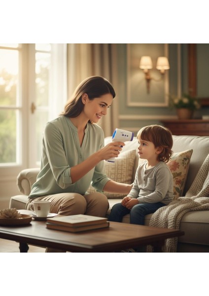 Temassız Ateş Ölçer Alın Termometresi (JA-11C) indirimleri