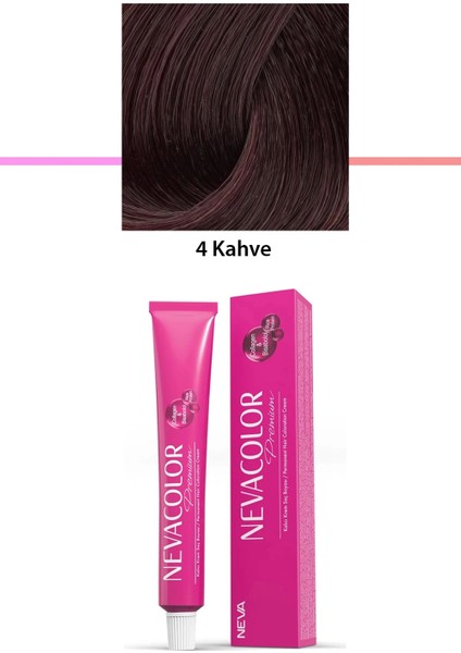 Premium 5 Açık Kahve - Kalıcı Krem Saç Boyası 50 G Tüp