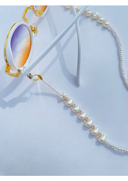 Plastik Yamuk Inci Boncuk Kadin Gozluk Ipi modelleri