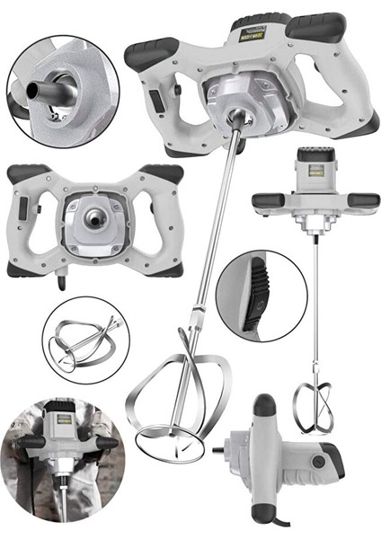 Alman MX-3000 Bakir Sargi 6 Kademe Devirli Ayarlı Elektirikli Alçı Boya ve Harç Karıştırıcı Mikser fiyatları