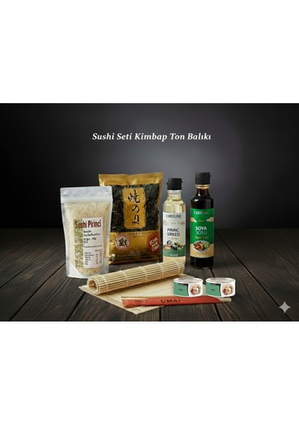 Sushi Kimbap Set Ton Balıklı / Suşi Seti