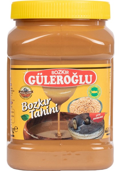 Güleroğlu Kepekli Bozkır Tahini Plastik Kutu Net 800 gr