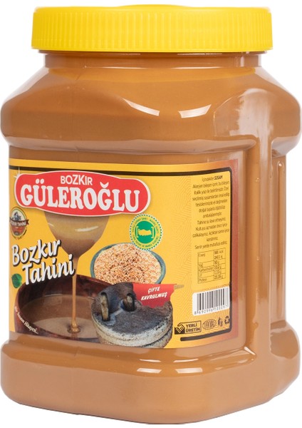 Güleroğlu Kepekli Bozkır Tahini Plastik Kutu Net 800 gr fiyatları