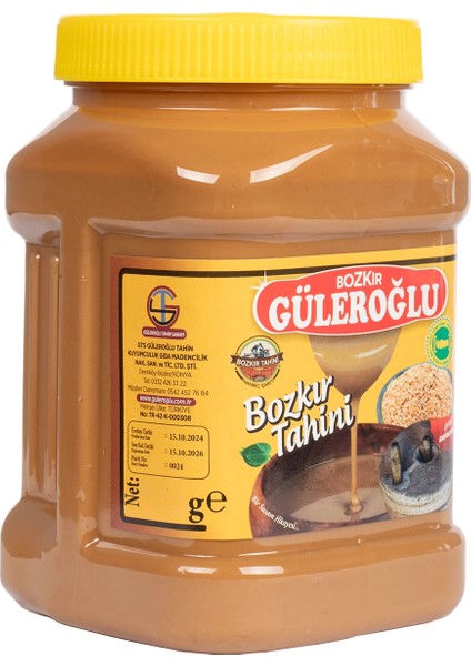 Güleroğlu Kepekli Bozkır Tahini Plastik Kutu Net 800 gr modelleri