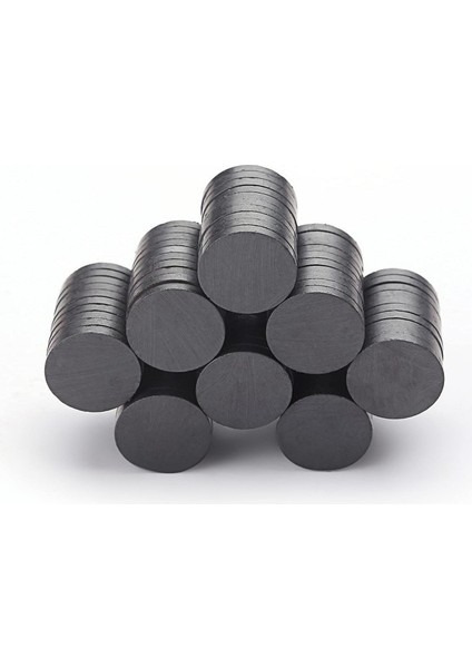 50 Adet 18X3 mm Yuvarlak Mıknatıs, Çok Amaçlı, Süsleme Mıknatısı, Ferrit Magnet -Kokulu Taş-Nişan Mıknatısı