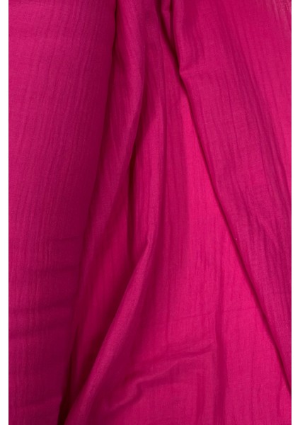 Çok Amaçlı Müslin Pamuklu Bebek Örtü ve Battaniye Kumaşı Müslin Bez Fuşya 73 fiyatları