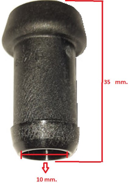 Klıps Su Cıkıs Rekoru Flans Boy:35 Mm.boru Çapı:10 Mm.