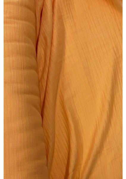 Çok Amaçlı Müslin Pamuklu Bebek Örtü ve Battaniye Kumaşı Müslin Bez Turuncu 7 fiyatları