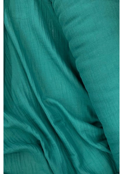 Çok Amaçlı Müslin Pamuklu Bebek Örtü ve Battaniye Kumaşı Müslin Bez Petrol Yeşili 41 fiyatları