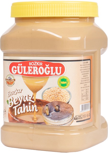 Güleroğlu Beyaz Bozkır Tahini Plastik Kutu Net 935 gr fiyatları