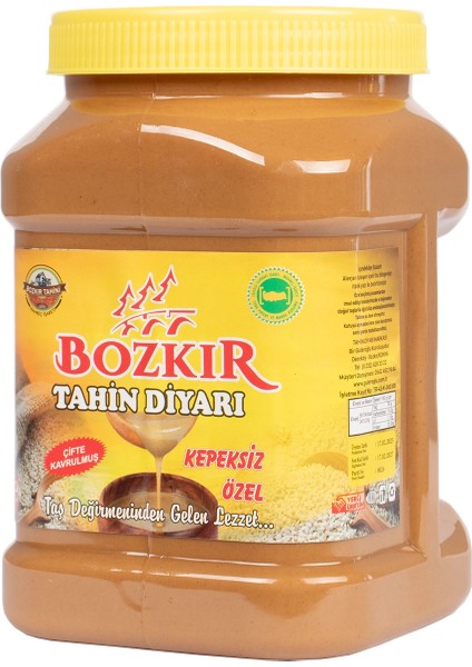 Güleroğlu Kepeksiz Bozkır Tahini Plastik Kutu Net 800 gr fiyatları