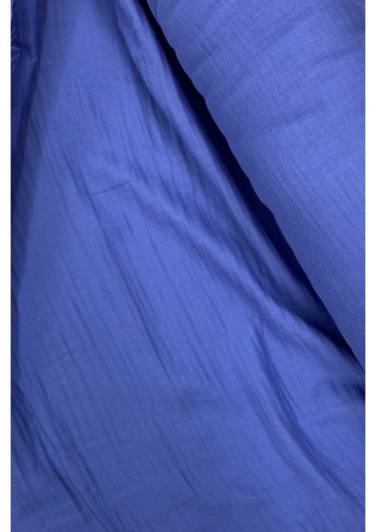 Çok Amaçlı Müslin Pamuklu Bebek Örtü ve Battaniye Kumaşı Müslin Bez Indigo 89 fiyatları