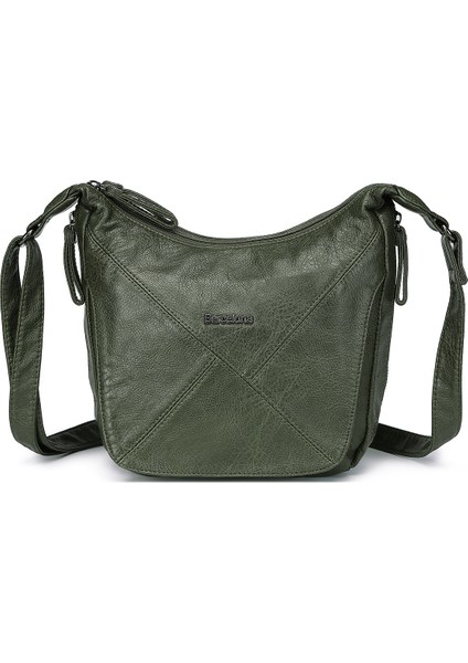 Barcelona Günlük Çapraz Askılı Kadın Postacı Çantası 1896 Yeşil