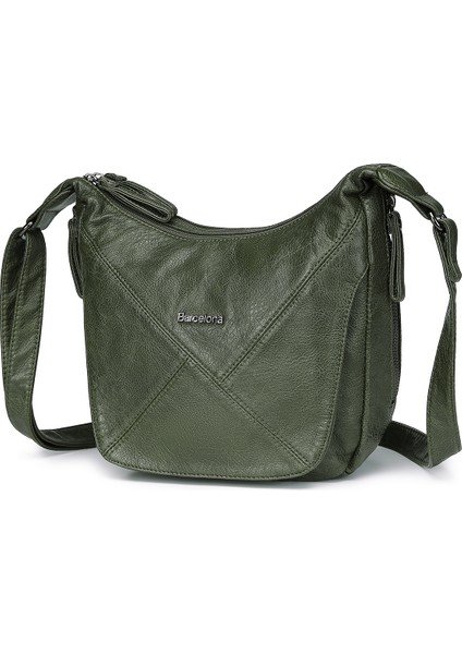 Barcelona Günlük Çapraz Askılı Kadın Postacı Çantası 1896 Yeşil fiyatları