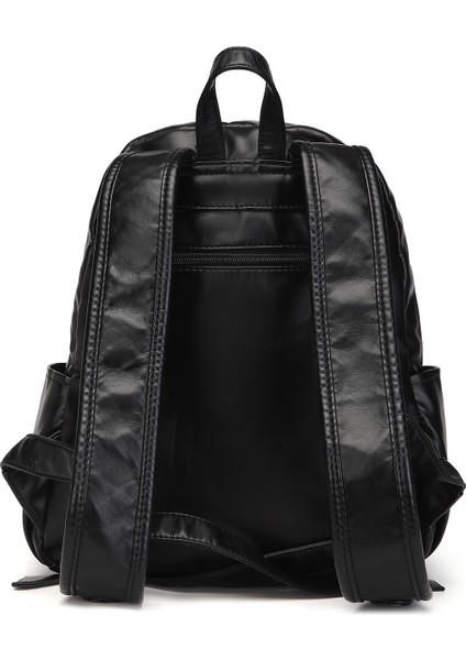 Barcelona Günlük Çok Cepli Orta Boy Kadın Sırt Çantası 1871 Siyah fırsatları