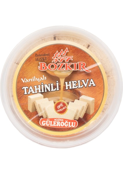 Güleroğlu Vanilyalı Tahinli Helva Plastik Kutu Net 450 gr