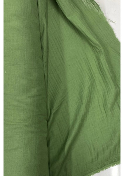 Çok Amaçlı Müslin Pamuklu Bebek Örtü ve Battaniye Kumaşı Müslin Bez Haki 82