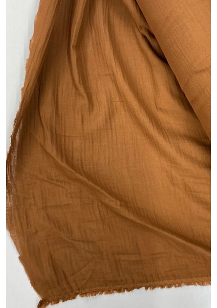 Çok Amaçlı Müslin Pamuklu Bebek Örtü ve Battaniye Kumaşı Müslin Bez Kahve 44