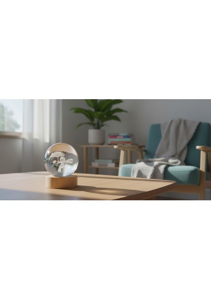 3D LED Şemsiyeli Çocuk Kristal Küre – Sarı Işıklı, Dekoratif ve Hediyelik Ürün indirimleri