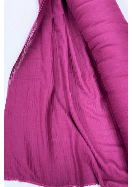 Çok Amaçlı Müslin Pamuklu Bebek Örtü ve Battaniye Kumaşı Müslin Bez Bordo 23