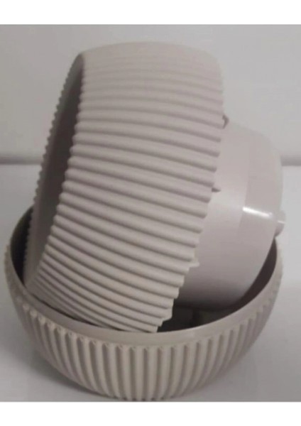 Mercan Saksı 2 Numara 0,35 Litre Su Hazneli Dekoratif Kaktüs Sukulent Saksı 11,8x9,2 cm modelleri