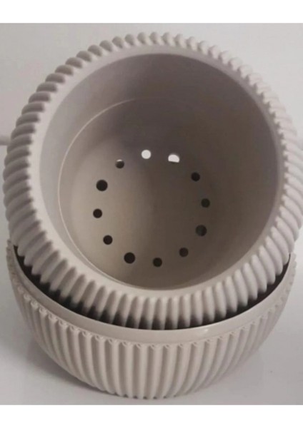 Mercan Saksı 2 Numara 0,35 Litre Su Hazneli Dekoratif Kaktüs Sukulent Saksı 11,8x9,2 cm fırsatları