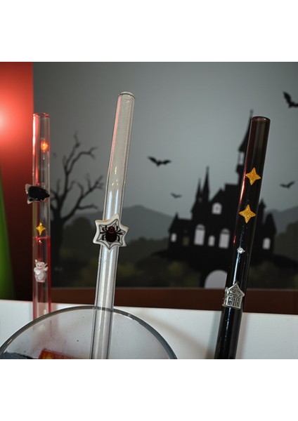 Cam Pipet Halloween - Cadılar Bayramı 4 Adet Set indirimleri