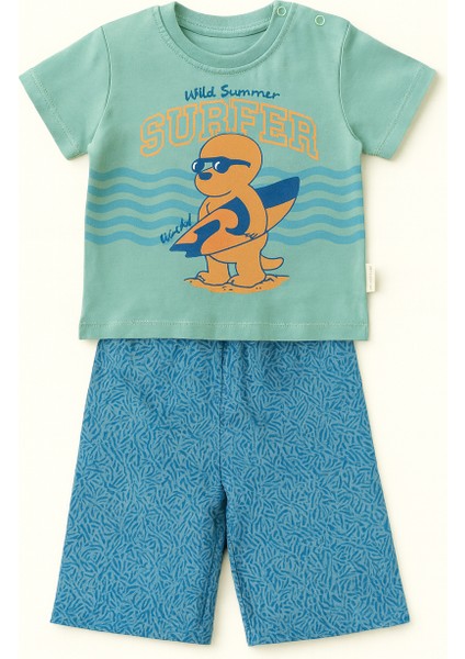 Surfer Şort Tişört 2'li Takım