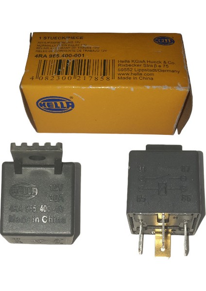 Hella 12V 30 Amp.4 Uclu Guc Rolesı Unıversal