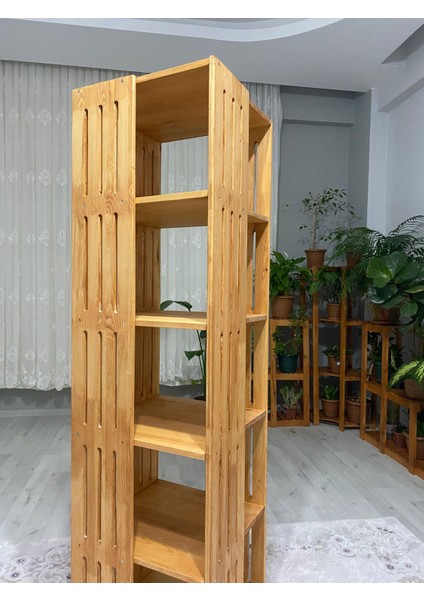 Ahşap Döner Kitaplık 360 Döner Dekoratif Kitap Standı modelleri