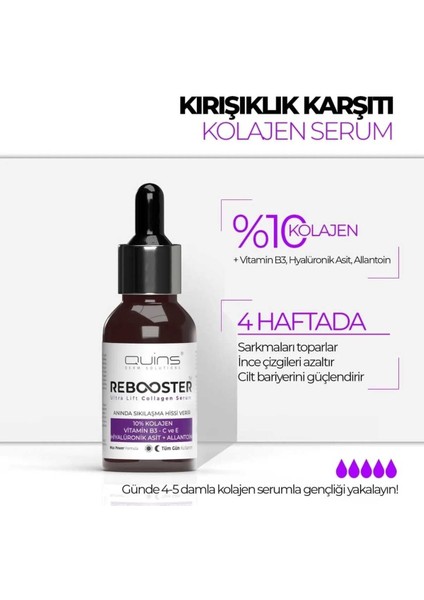 Rebooster Kırışıklık Karşıtı Kolajen Serum 2X30 ml modelleri