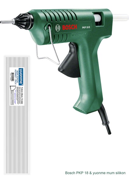 Pkp 18 Elektrikli Silikon Mum Tabancası & 5 Ad Yuonme Silikon Mum