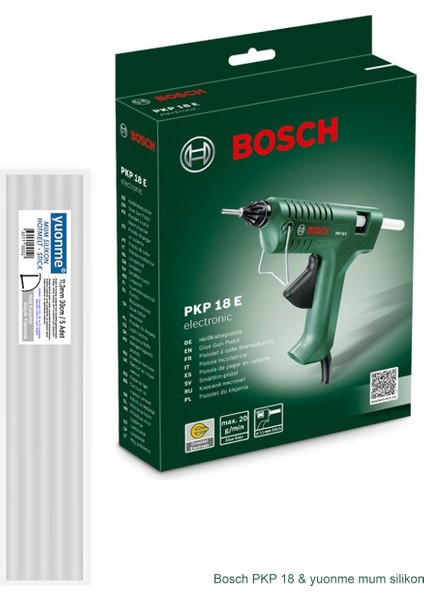 Pkp 18 Elektrikli Silikon Mum Tabancası & 5 Ad Yuonme Silikon Mum fiyatları