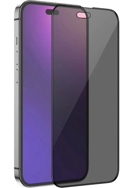 Iphone 14 Pro Uyumlu Hayalet Ekran Gizli Tam Kaplayan Kırılmaz Cam Seramik Ekran Koruyucu Film