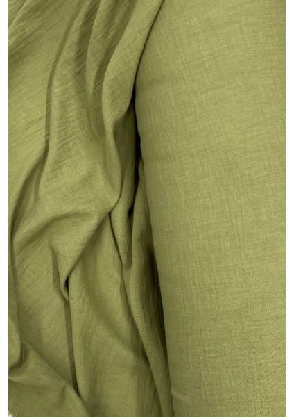 Keten Kumaş - Organik Kumaş - Perde Kumaşı - Ince Keten - Kıyafet Için Kumaş Örtü Haki Yeşil 82 fiyatları