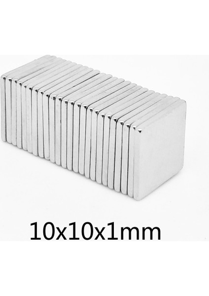 25 Adet Neodyum Mıknatıs Kare 10X10X1MM modelleri
