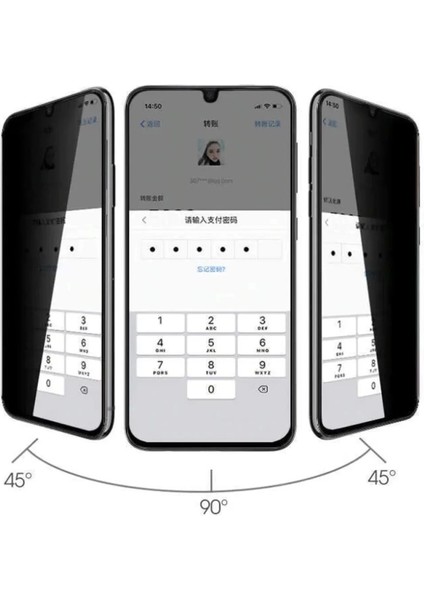 Samsung A30 Uyumlu Hayalet Ekran Gizli Tam Kaplayan Kırılmaz Cam Seramik Ekran Koruyucu Film fırsatları