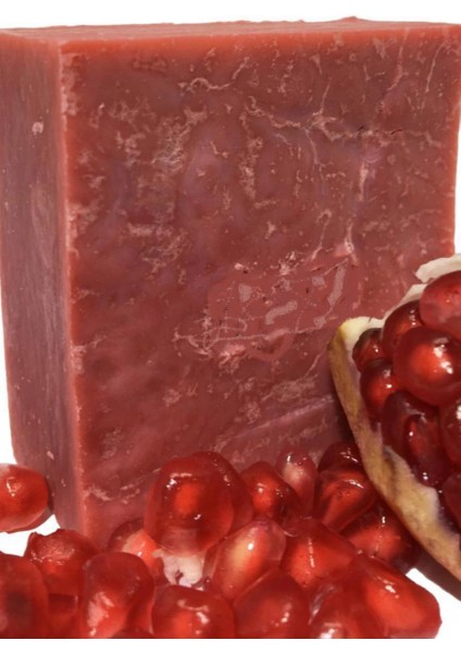 Nar Sabunu Hatay El Yapımı %100 Organik Doğal Sabun 1 Kalıp 130 Gram