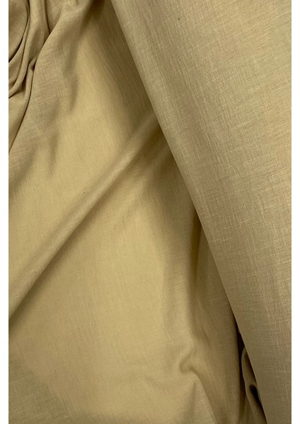 Keten Kumaş - Organik Kumaş - Perde Kumaşı - Ince Keten - Kıyafet Için Kumaş Örtü Koyu Bej 81 fiyatları