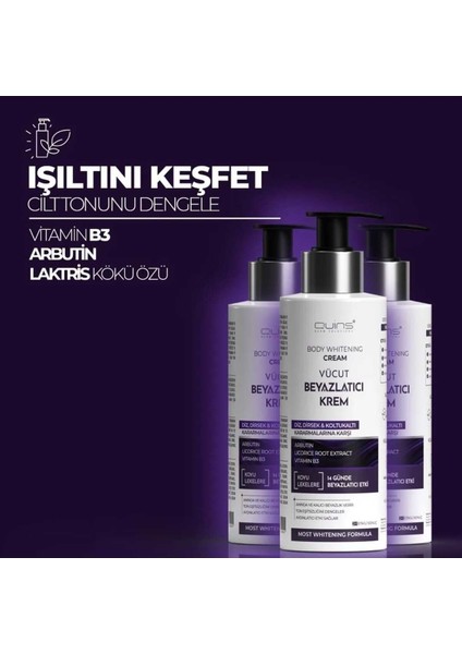 Kararma Karşıtı Vücut Beyazlatıcı Krem 200 ml fiyatları