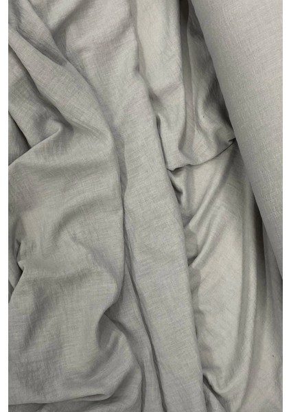 Keten Kumaş - Organik Kumaş - Perde Kumaşı - Ince Keten - Kıyafet Için Kumaş Örtü Gri 42 fiyatları