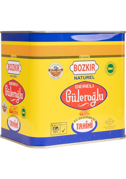 Güleroğlu Kepekli Bozkır Tahini Teneke Kutu Net 1750 gr modelleri