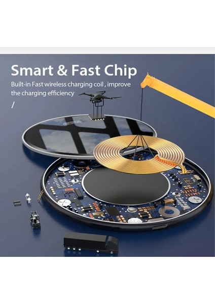 Universal 10W Wireless Kablosuz Şarj Cihazı indirimleri