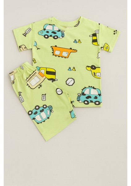 Rahat Giyim Şort Tişört Pijama Takımcars