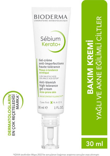 Bıoderma Sebıum Kerato+Gel 30 ml