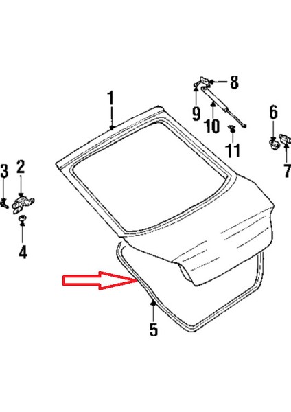 Hyundaı Fıtıl Bagaj Elentra 96>